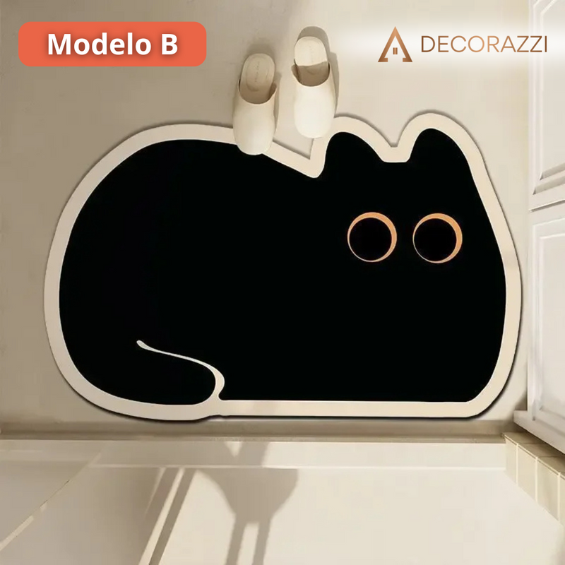 TAPETE BLACK CAT - Modelo Exclusivo