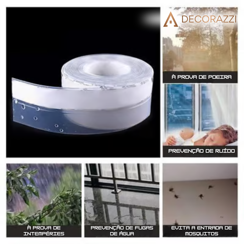 VEDAMAX™- Fita vedante contra intempéries para portas e janelas (5m)